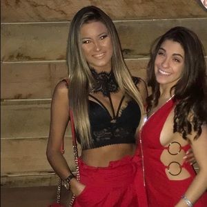 Black Eyelash Lace Crop Top Bralette High Neck